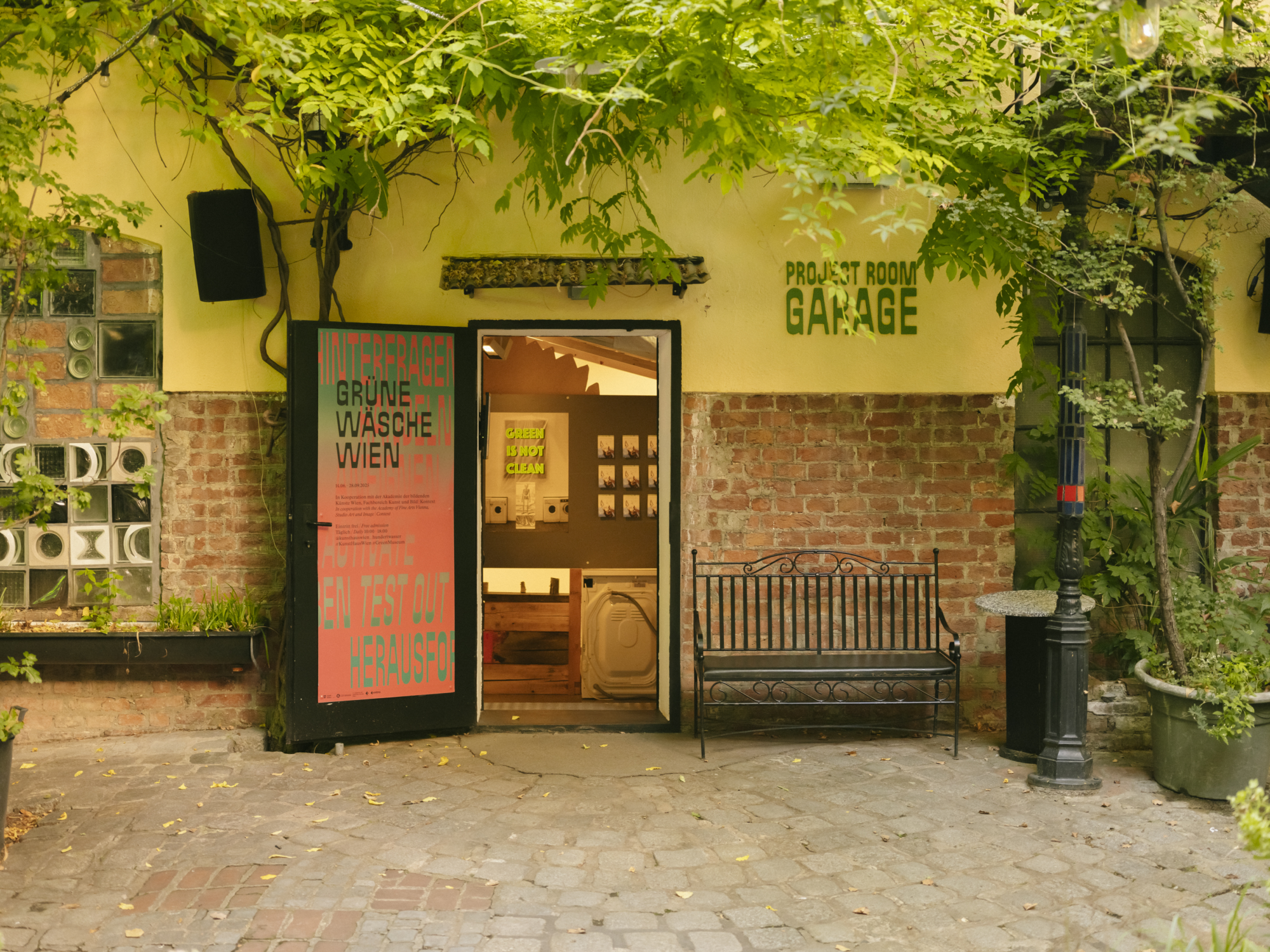 Outside view of the garage